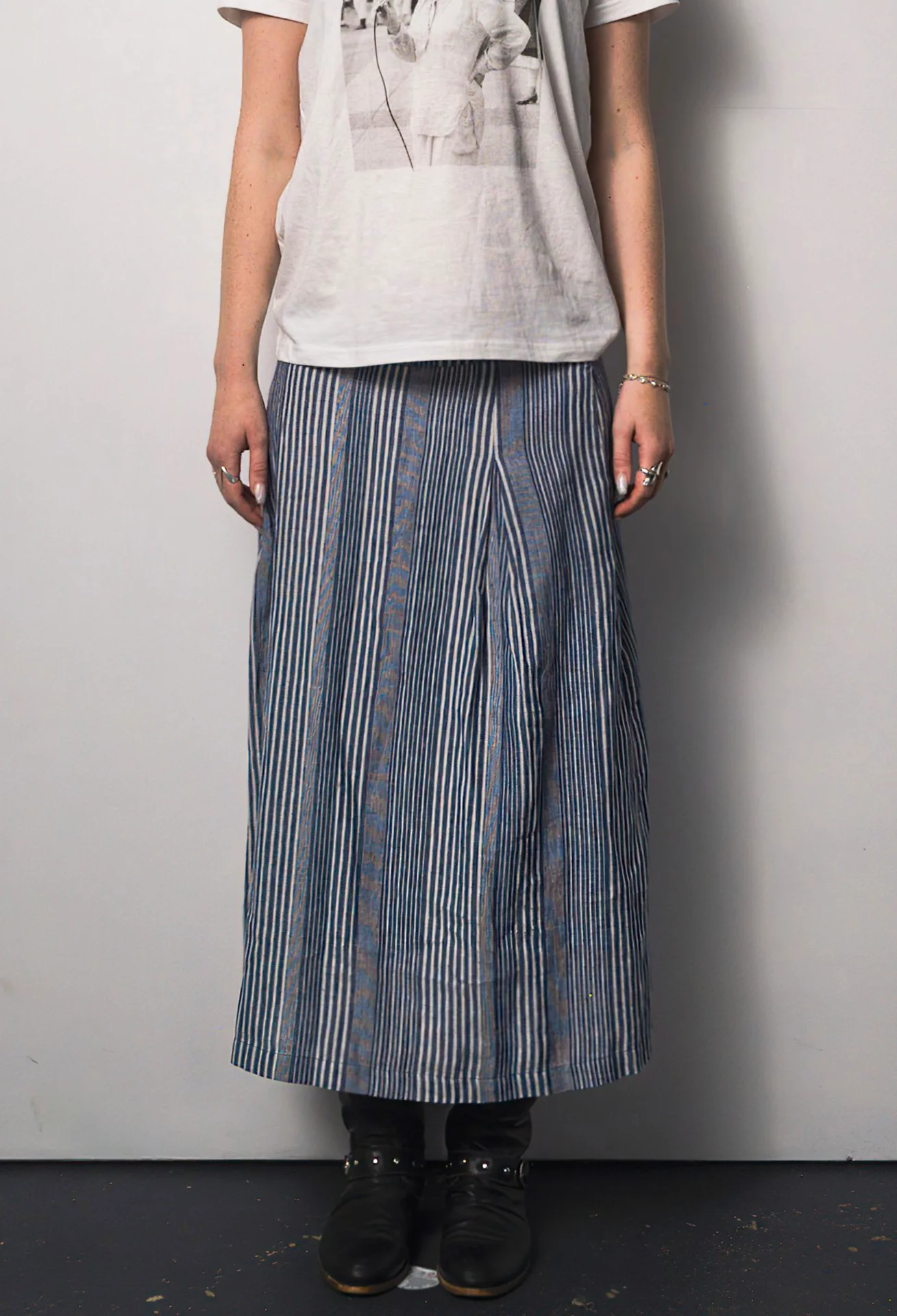 Seasalt Cornwall - Striped Skirt (M)