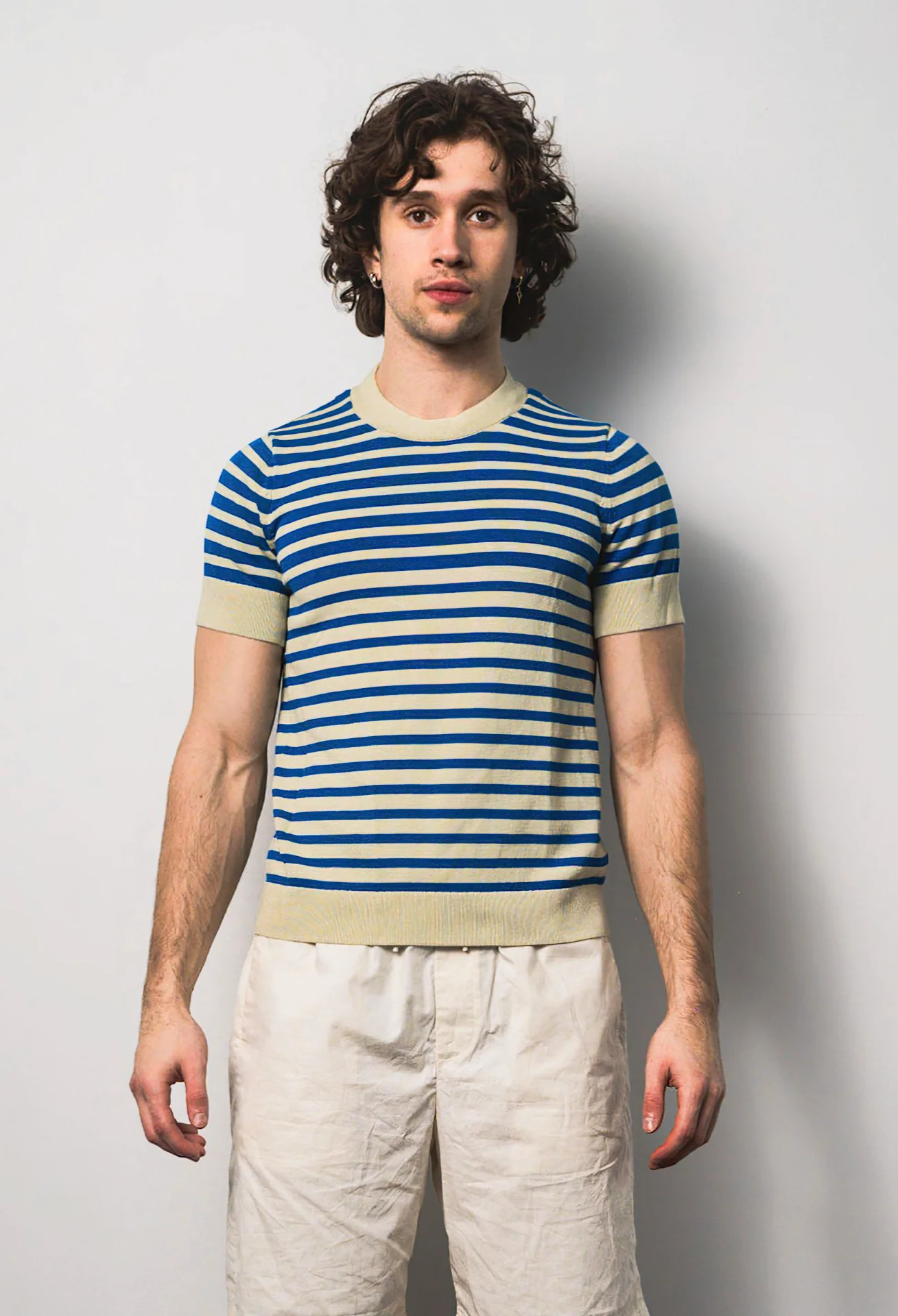 COS - Striped Shirt (L)