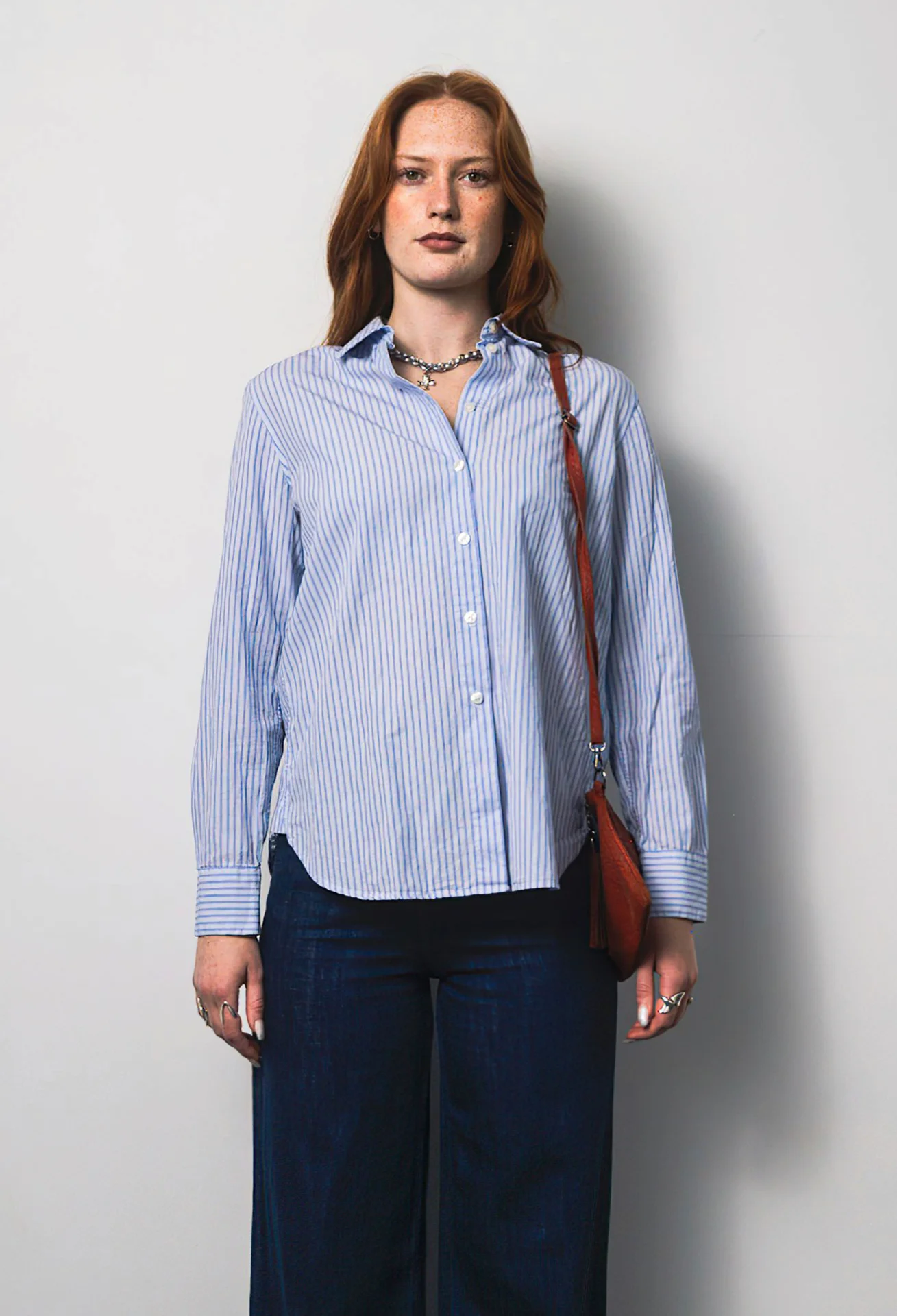 Filippa K - Blue Striped Shirt (S)