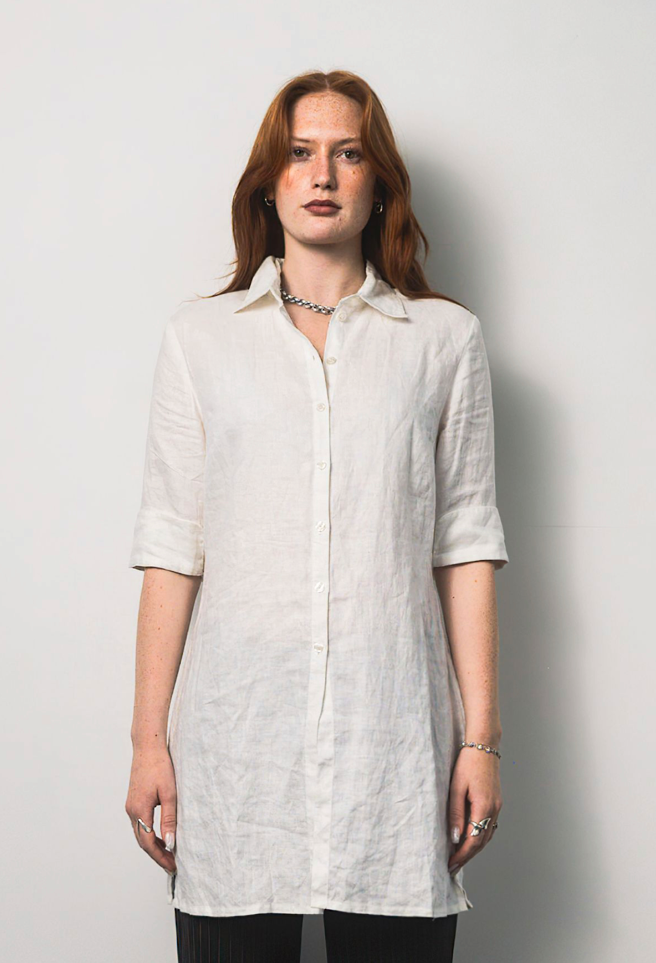Hennes - White Shirt (38-40)