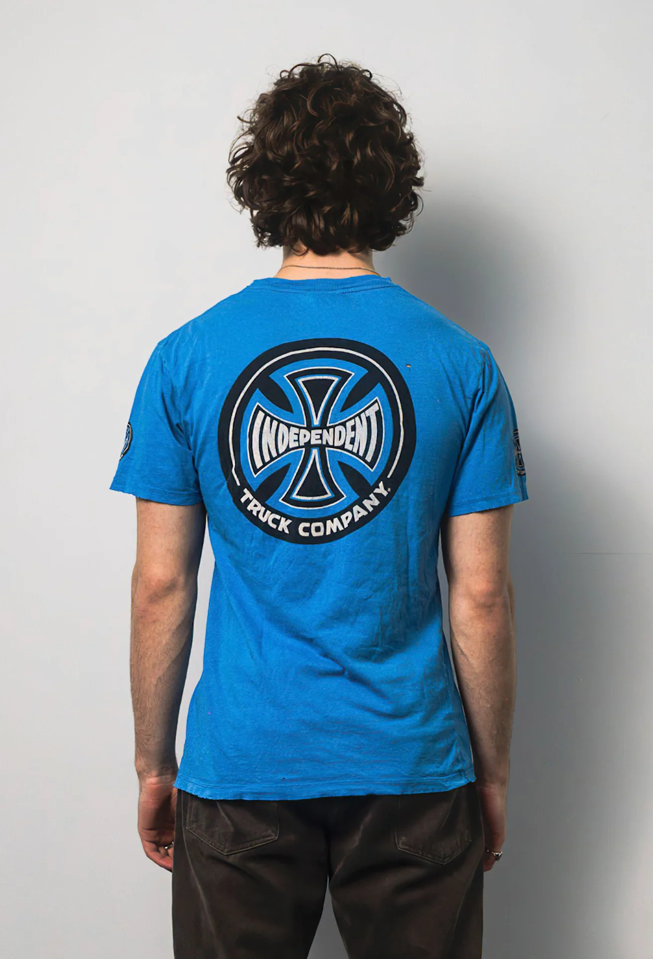 Independent - Blue Tee with print (M)