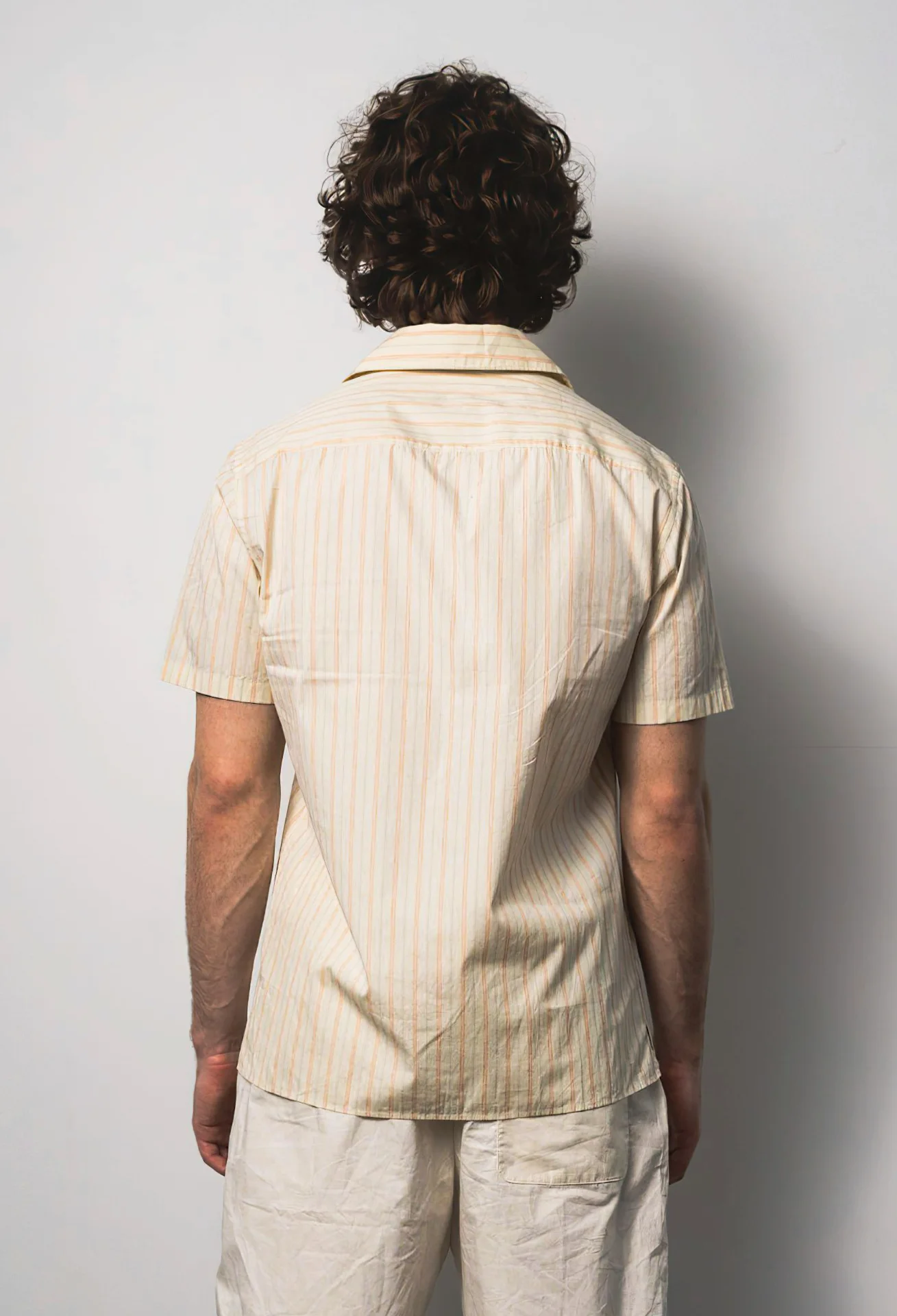 J.Lindeberg - Yellow Striped Shirt (S)