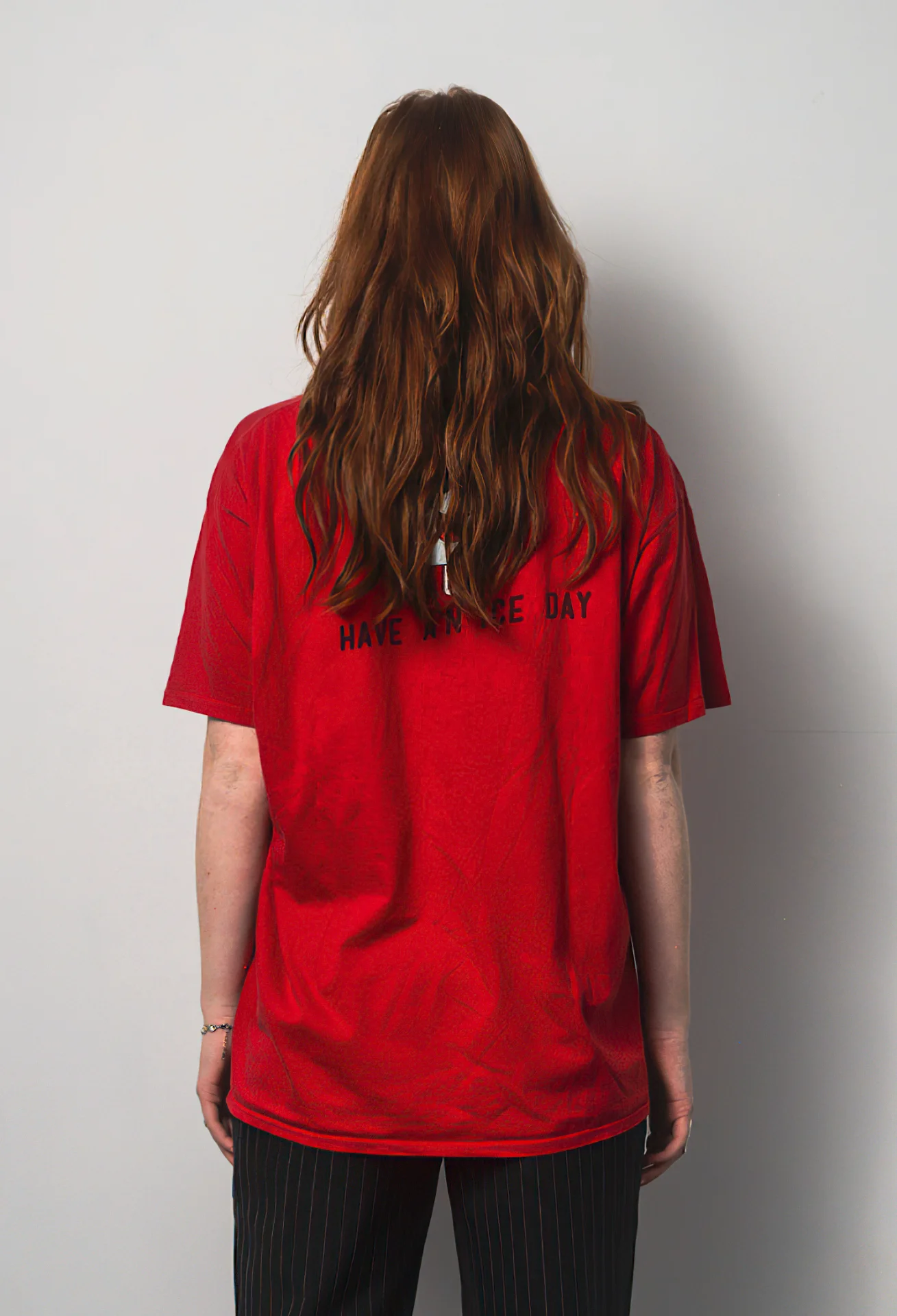 OKYO - Red Tee with print (L)
