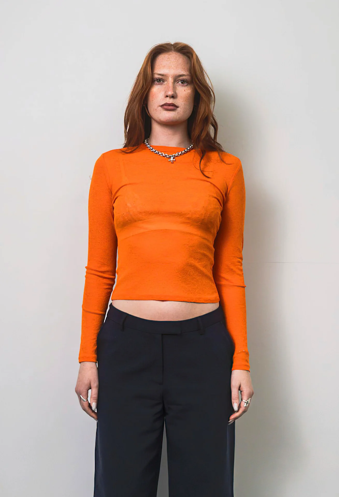 Orange Longsleeve T-Shirt (S)