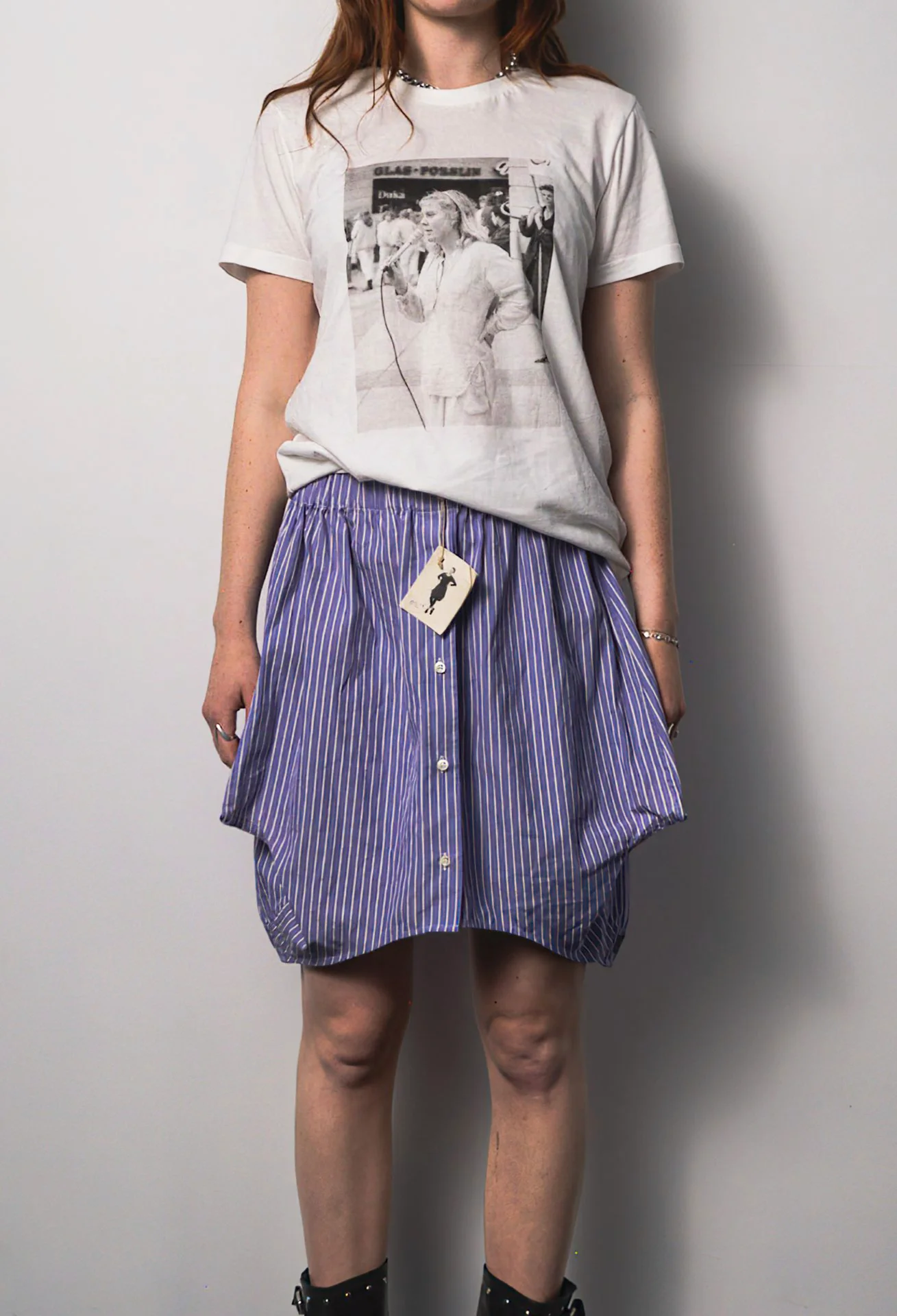 Virginia Rondeel - Striped skirt (S)