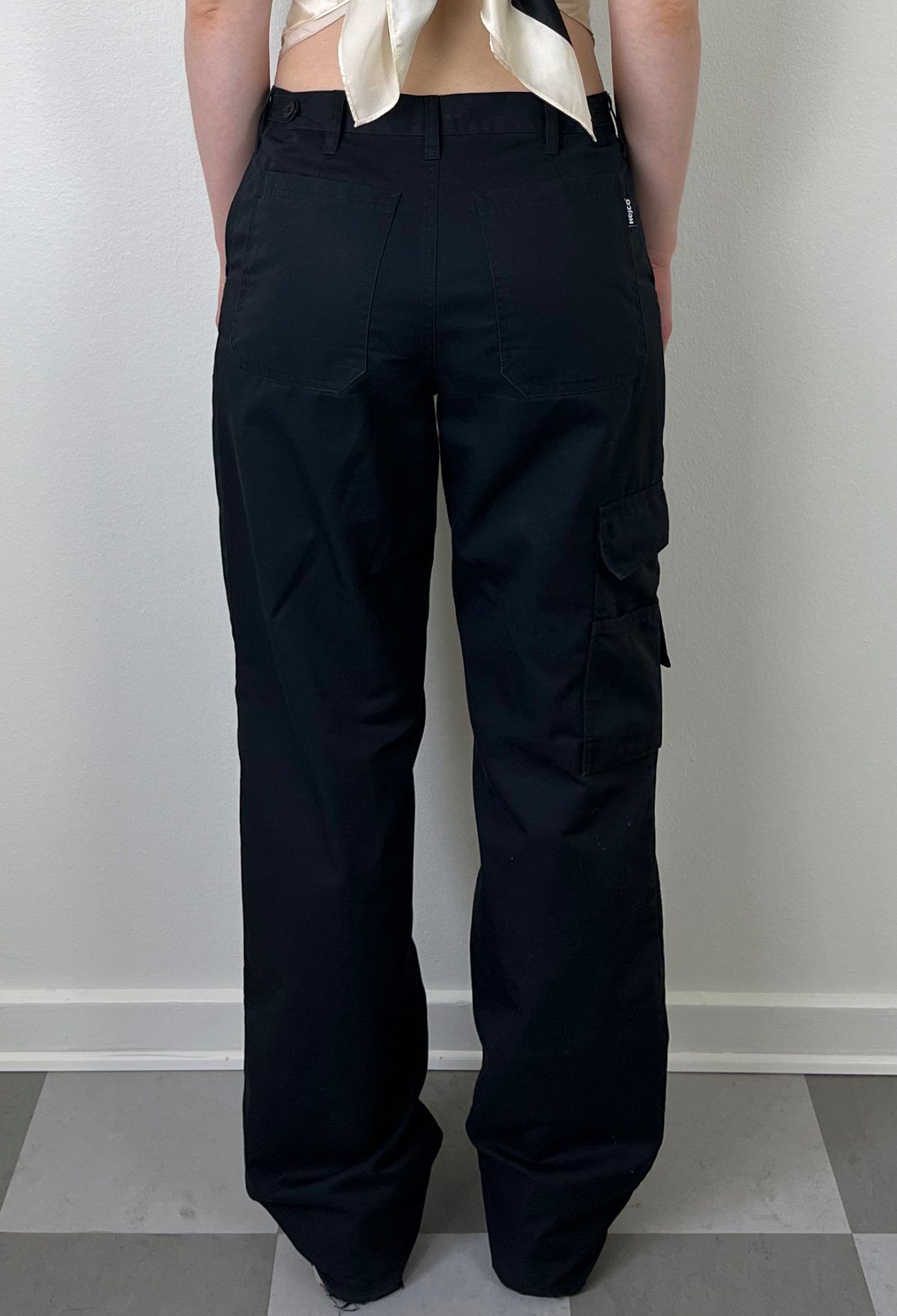Hejco - Black Cargo pants (38)