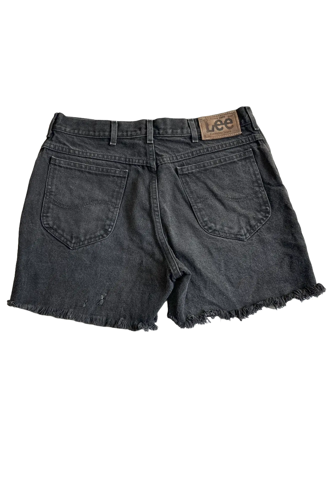 Lee - Black Denim Shorts (W30)