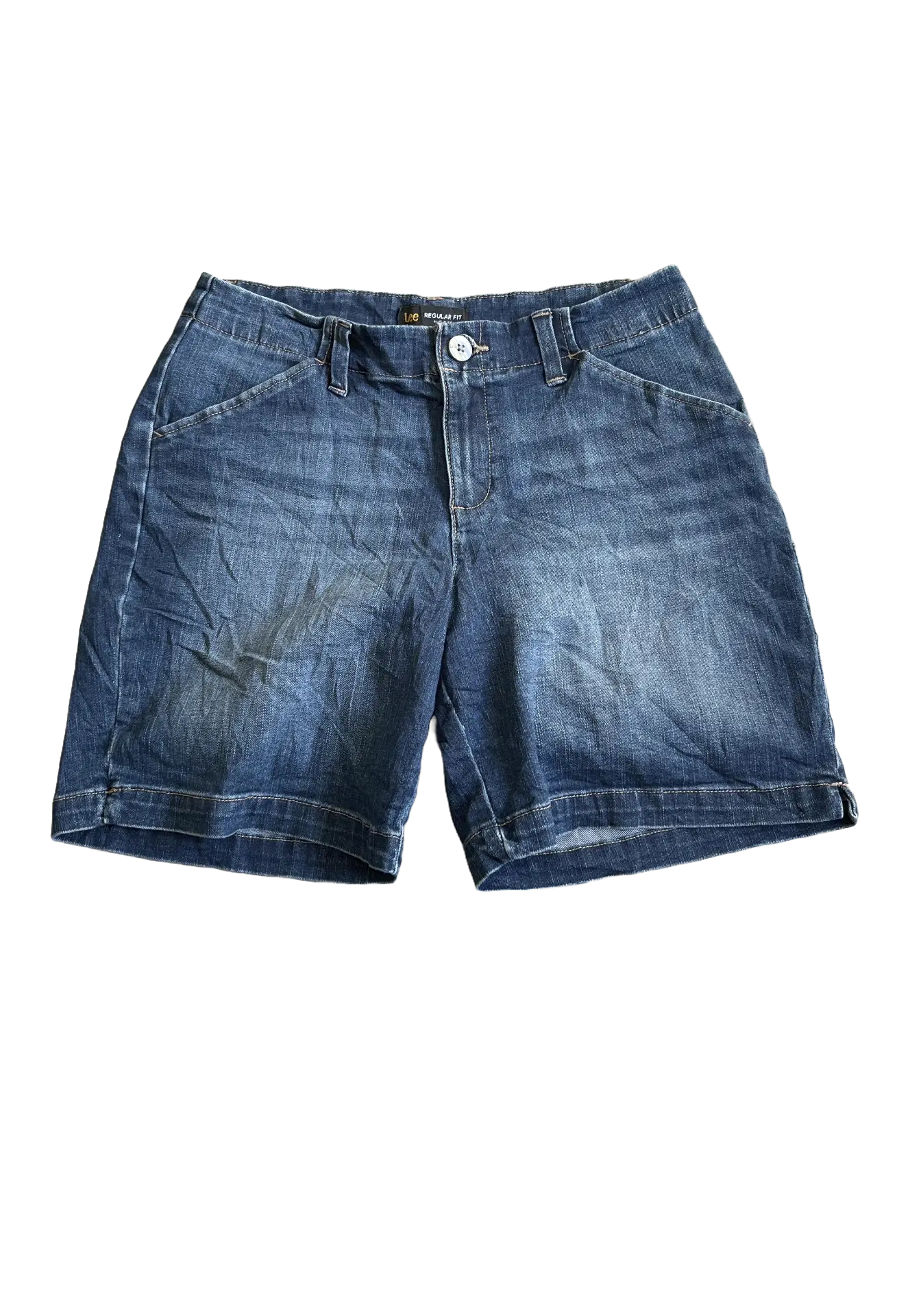 Lee - Blue Denim Shorts (W27)